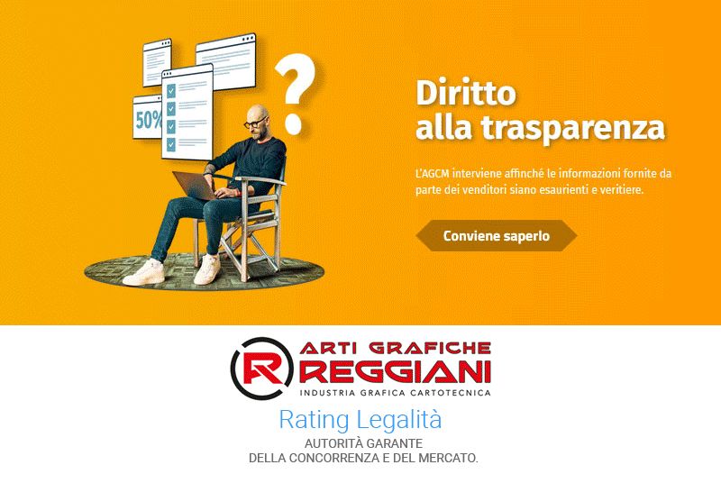 Arti Grafiche Reggiani ottiene il Rating di Legalità