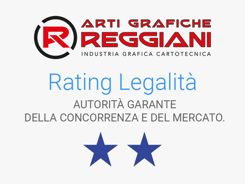 Rating della Legalità per Arti Grafiche Reggiani