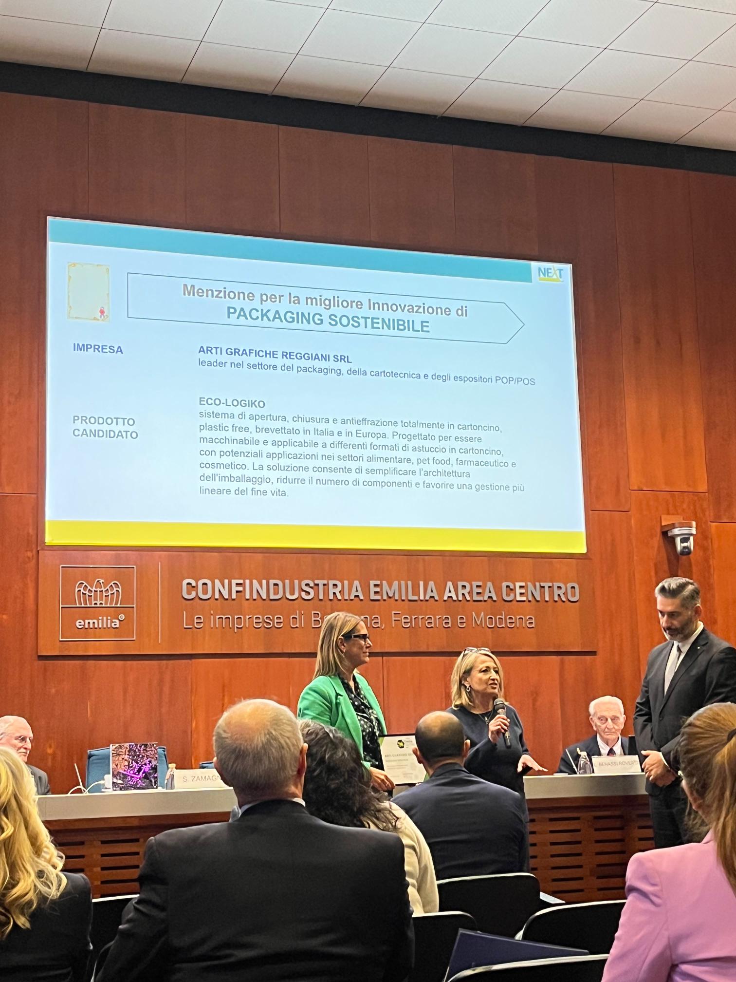 Eco-Logiko ottiene menzione per migliore innovazione nel packaging sostenibile